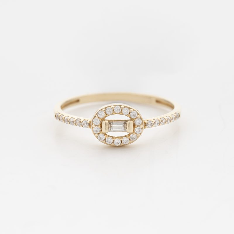 Baguette Ovale Ring