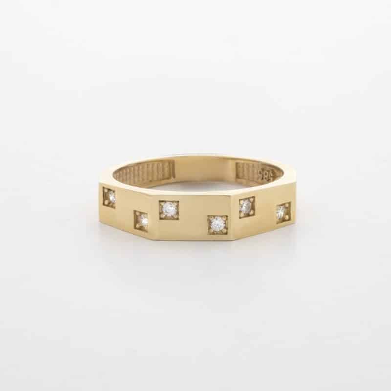 Geometrico Stelle Ring