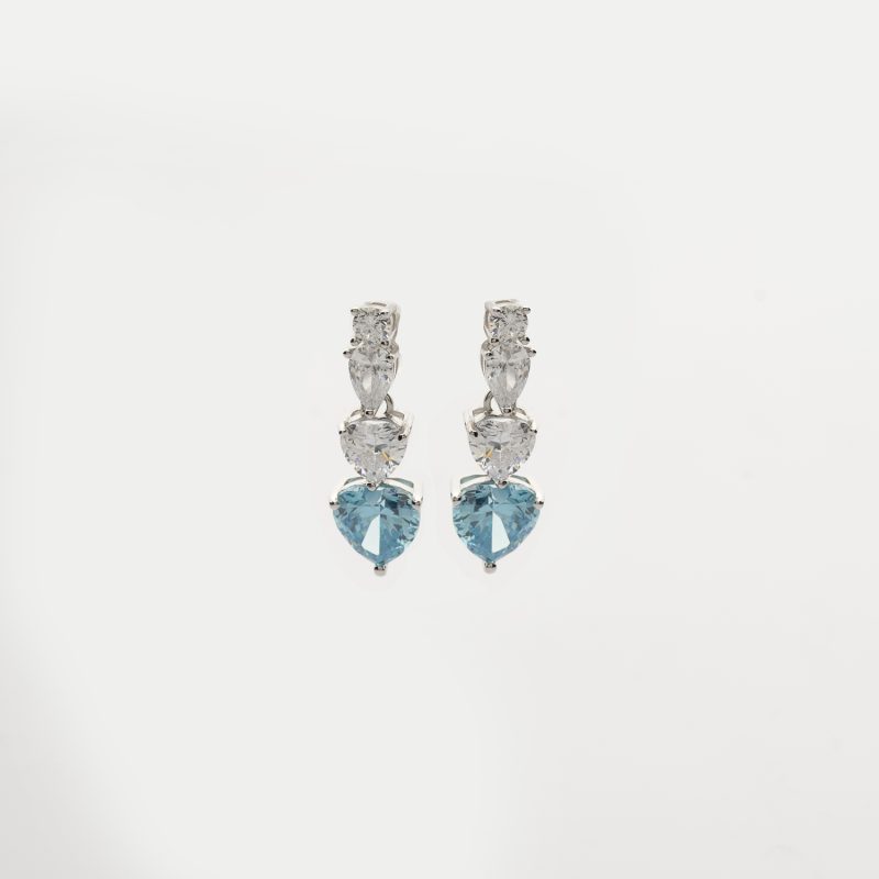 Fancy Triple Heart Earring - Image 3